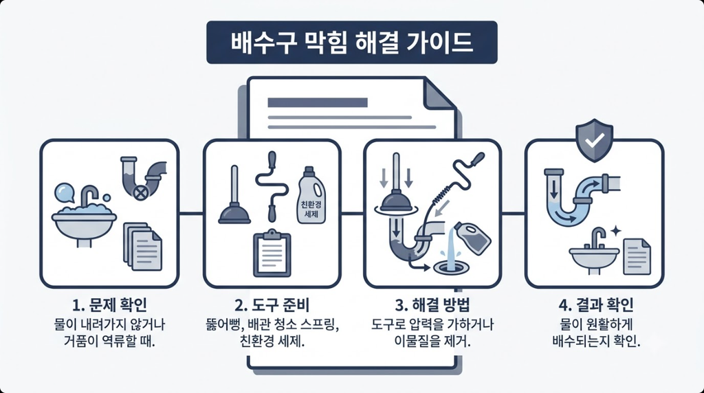 하수구 뚫음